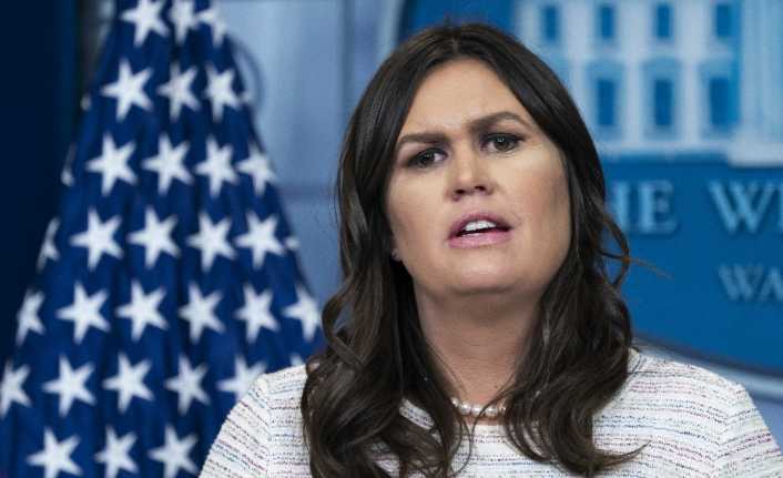 Beyaz Saray Sözcüsü Sarah Sanders, ABD’nin Alaska eyaletinde meydana gelen