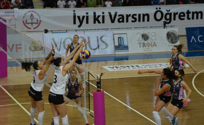 Vestel Venus Sultanlar Ligi’nin 6. haftasında, Çanakkale Belediyespor ile Eczacıbaşı