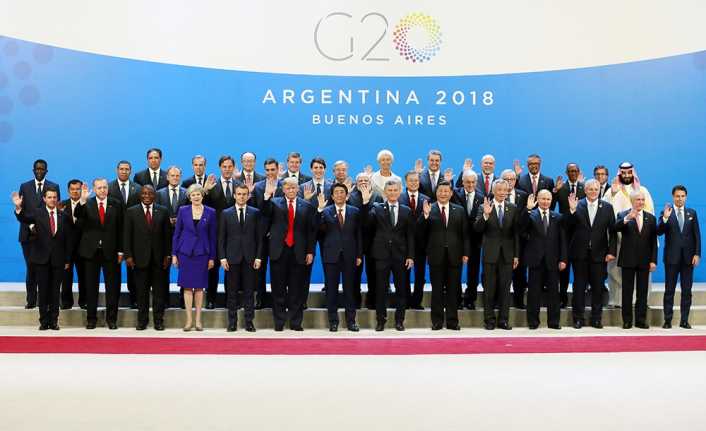 G20 Liderler Zirvesi, dünya liderlerinin katılımıyla Arjantin’in başkenti Buenos Aires’te