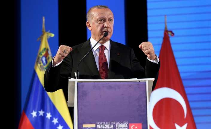 Cumhurbaşkanı Recep Tayyip Erdoğan, "Venezuela ile ekonomik ilişkilerimiz güçlü bir