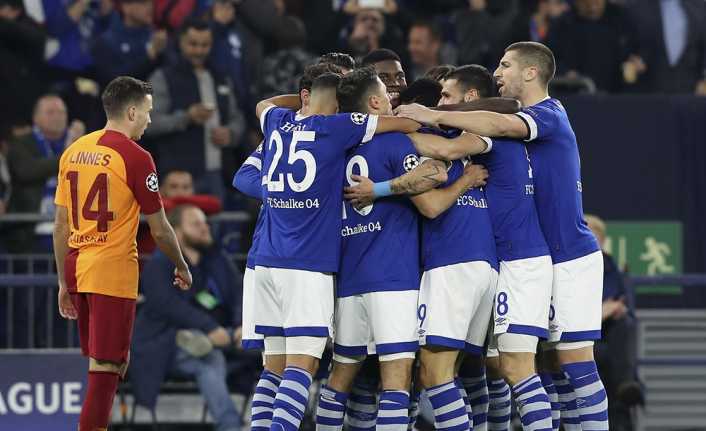 UEFA Şampiyonlar Ligi D Grubu maçında Galatasaray deplasmanda Schalke 04