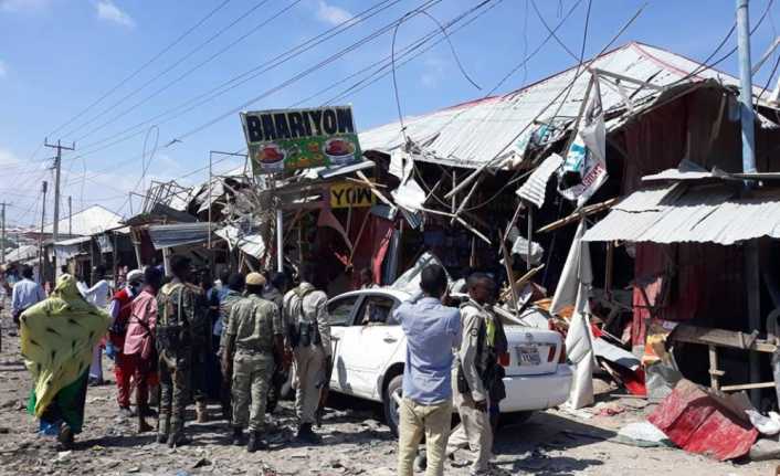 Somali’nin başkenti Mogadişu’da bulunan kalabalık bir pazar yerinde meydana gelen