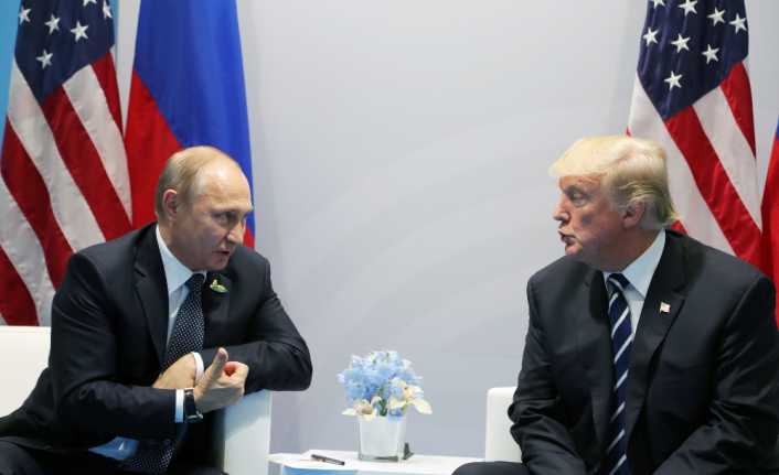 ABD Başkanı Donald Trump, Rusya Devlet Başkanı Vladimir Putin ile