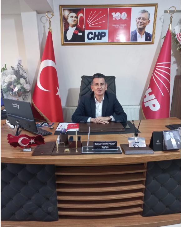 Cumhuriyet Halk Partisi Erzincan İl Başkanı Yalçın Tanrıverdi, yayımladığı yeni